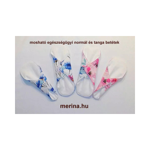 Merina mosható intim, tisztasági, egészségügyi, menstruációs betétek